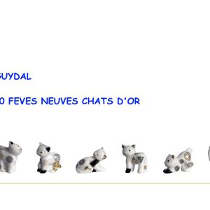 FÈVES ÉPIPHANIE COLLECTION CHATS D'OR ARGUYDAL
