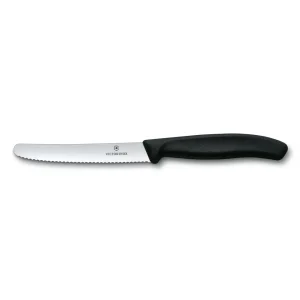 COUTEAU D'OFFICE VICTORINOX 10 CM LAME ARRONDIE.