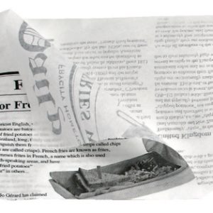 POCHETTES A FRITES IMPRESSION JOURNAL