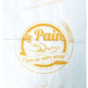 SAC A PAIN IMPRESSION BEIGE T 42 CM X 25 CM